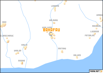 map of Bahafau