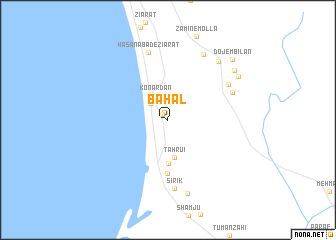 map of Baḩal