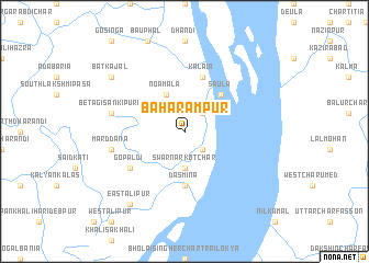 map of Baharampur