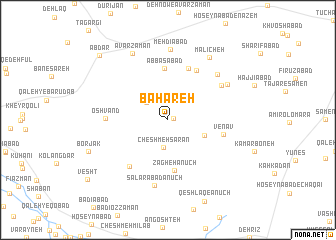 map of Bahāreh