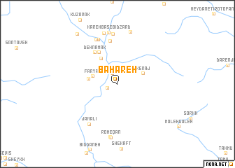map of Bahāreh