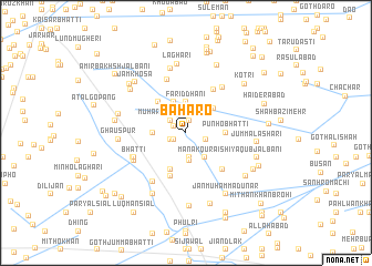 map of Bahāro