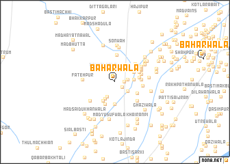 map of Bahārwāla