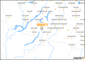 map of Bahati