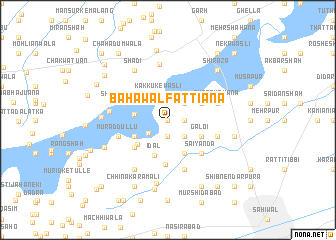 map of Bahāwal Fattiāna