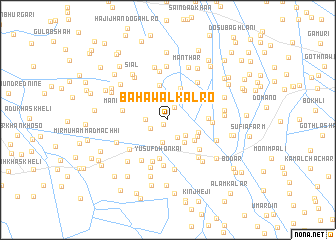 map of Bahāwāl Kālro