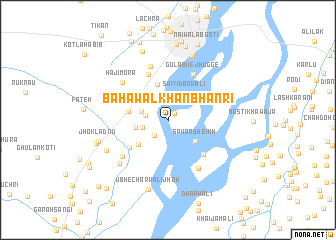 map of Bahāwal Khān Bhānri