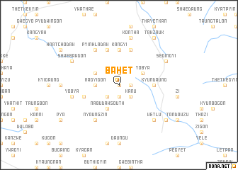 map of Bahet