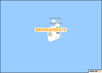 map of Bahía Suroeste