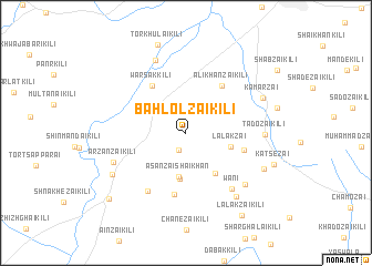 map of Bahlolzai Kili