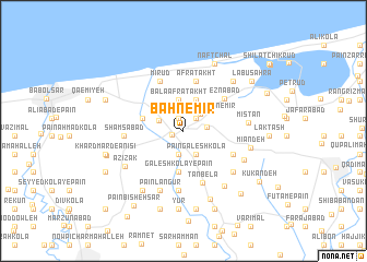 map of Bahnemīr