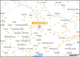 map of Bahnewāli