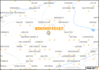 map of Bahnhof Reken