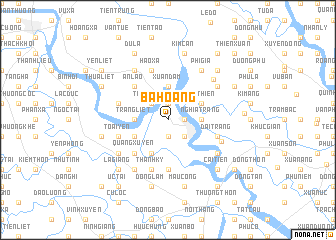 map of Bá Hoàng