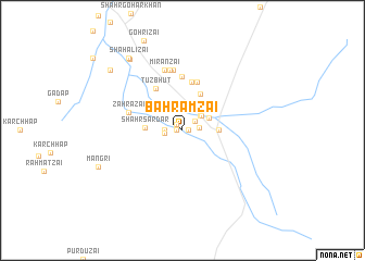 map of Bahrāmzai