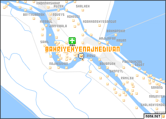 map of Baḩrīyeh-ye Najm-e Dīvān