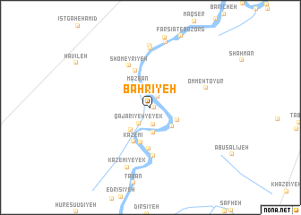 map of Baḩrīyeh