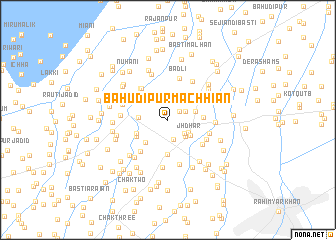 map of Bahudīpur Māchhiān