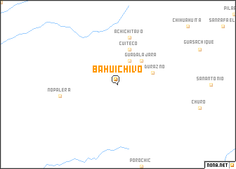 map of Bahuichivo