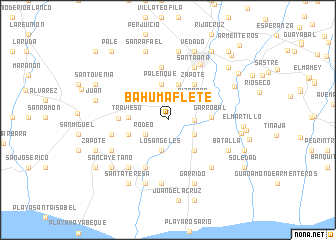 map of Bahuma Flete