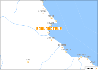 map of Bahunmotewe