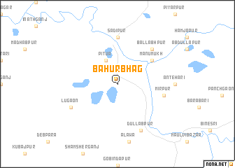 map of Bāhurbhag