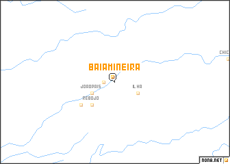 map of Baía Mineira