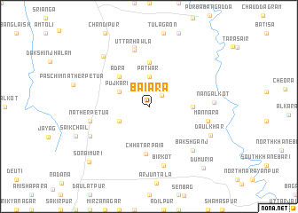 map of Baiāra