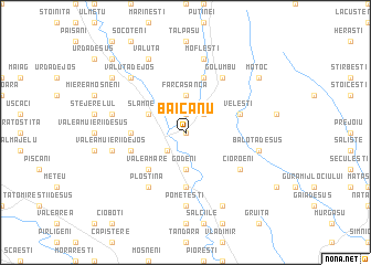 map of Băicanu