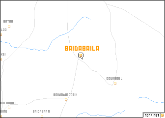 map of Baida Baila