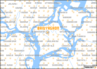 map of Baidyagaon