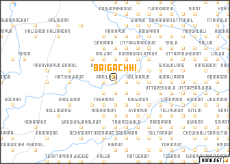map of Baigāchhi