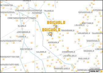 map of Baigwāla