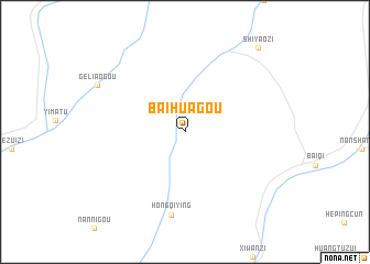 map of Baihuagou