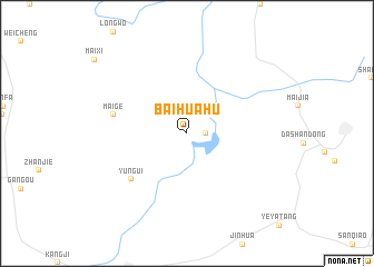 map of Baihuahu