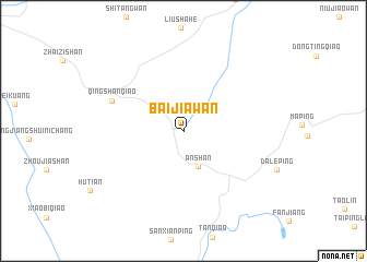 map of Baijiawan