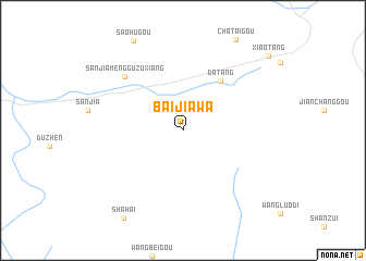 map of Baijiawa