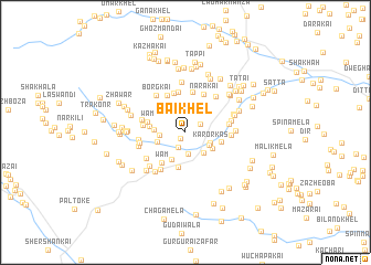 map of Bai Khel