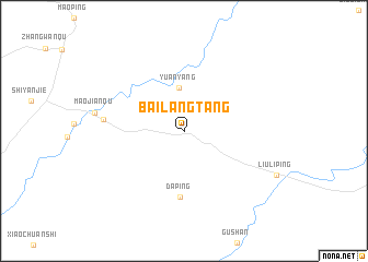 map of Bailangtang