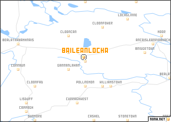 map of Baile an Locha