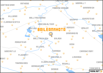 map of Baile an Mhóta