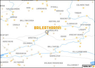 map of Baile Átha an Rí