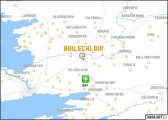 map of Baile Chláir