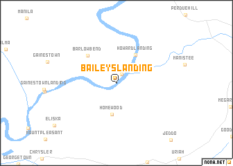 map of Baileys Landing