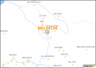 map of Bailhache