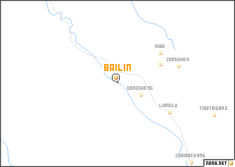 map of Bailin