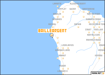 map of Baille-Argent