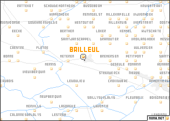 map of Bailleul