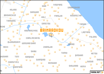 map of Baima\