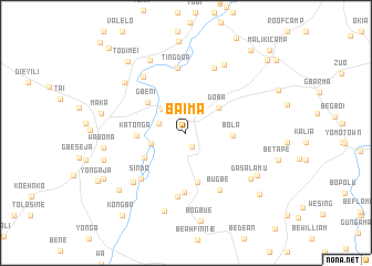 map of Baima